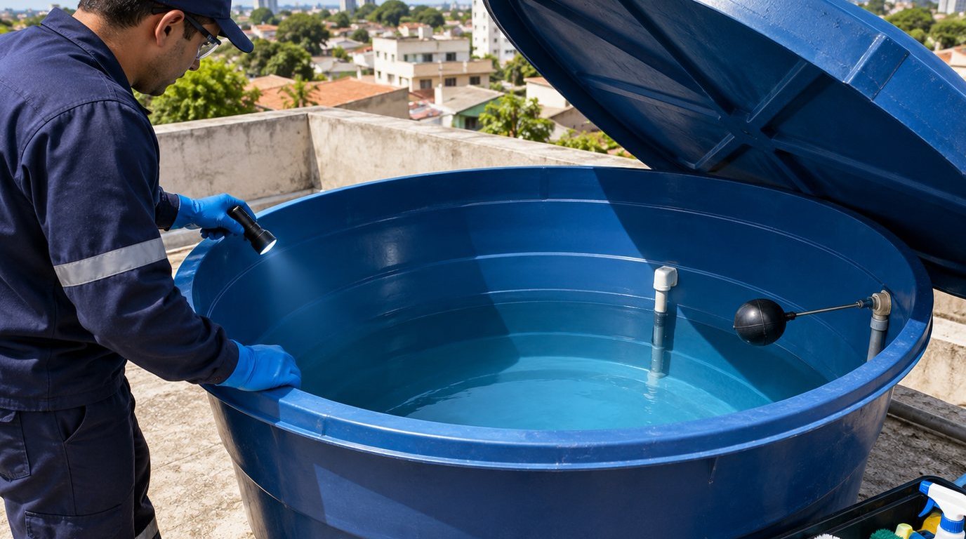 Detecção em Caixa d'Água em Ribeirão Preto‑SP