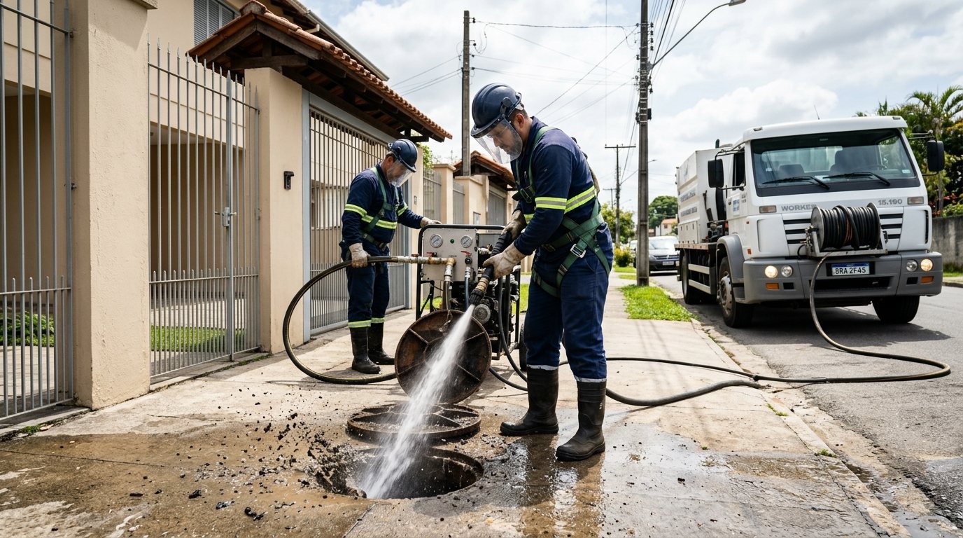 Detecção de Vazamento com Alta Pressão em Ribeirão Preto‑SP